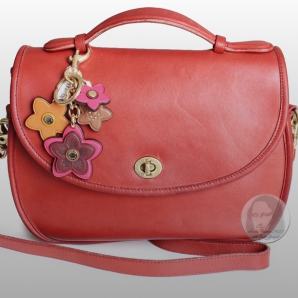 Coach Wildflower Mix Bag Charm Key Ring Multicolor NWT NOS - Picture 2 of 10